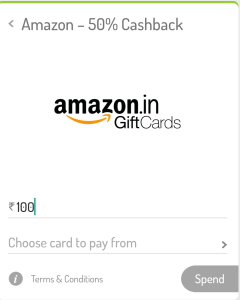woohoo amazon 50% cashback offer on everything