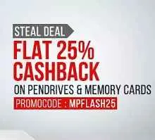 Extra-25-cashback-pendrives-memory-cards-Paytm