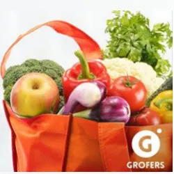 Grofers grocery 20 off Veg 30 off