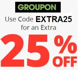 groupon local deals extra 25% off