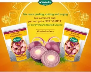 lalahs free sample of premium roasted onions