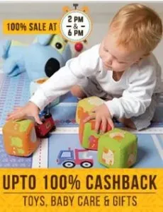 paytm 100% cashback on toys and games