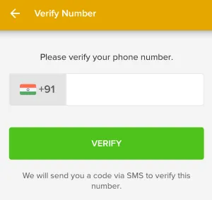 zomato app verify phone number