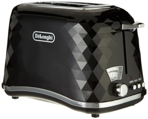 Amazon Delonghi Icona Brillante CTJ2003 900-Watt 2-Slice Toaster (Black)