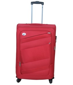 American Tourister Medium Size Impression Spinner Red 69 Cm 4 Wheel Trolley at Rs 3756 only