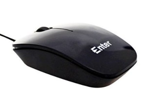 Enter E-75B USB Optical Mouse(Black)