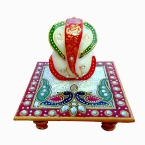 Flipkart- Chitrahandicraft Ganesh Marble Pooja Chowki