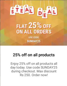 Peppertap 25 off on all products