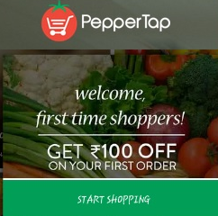 Peppertap-Rs-100 off on Rs 250