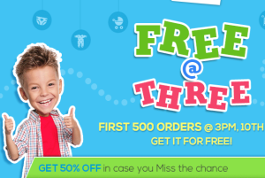 firstcry free at three