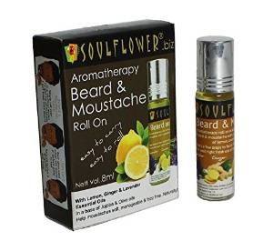 Amazon Soulflower Aromatherapy Beard and Moustache Roll On, 8ml