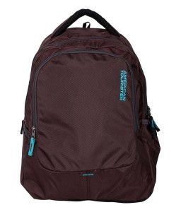 American Tourister Ebony Brown Laptop Backpack Rs 1080 only
