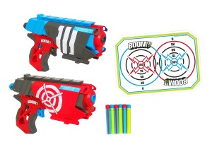 Boom Dual Defenders Blaster, Multi Color Rs 316 only