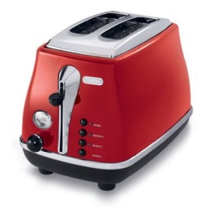 Delonghi Icona CTQ 2003 900-Watt 2-Slice Toaster (Red) Rs 2999 only amazon