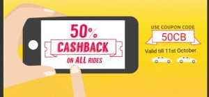 Taxiforsure 50% cashback 50Cb