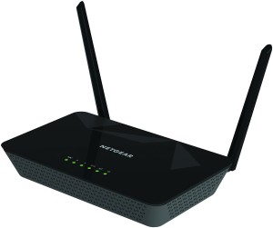 Netgear D1500 N300 WiFi DSL Built-in ADSL2+ Modem Router (Black) Rs 1449 only amazon