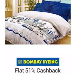 Paytm Bombay Dyeing bed sheets 51 cb