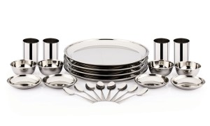 Pigeon Sparkle Lunch Set, 24-Pieces Rs 899 only amazon
