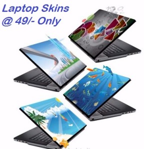 flipkart laptop skins at Rs 49 only