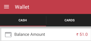 redbus wallet Rs 51 free