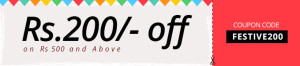 Pepperfry Rs 100 off on Rs 200 or Rs 200 off on Rs 500