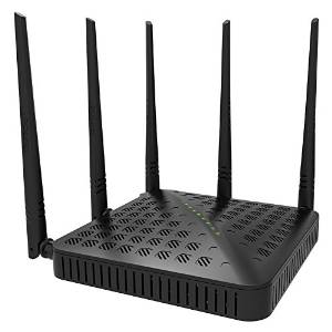 Amazon Wireless AC1200 Dual Band Gigabit High Power Router with 5 outdoor antenna