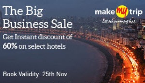 Makemytrip Hotels 60 off