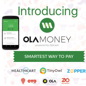 Ola Money- Add Rs 400 to wallet and get Rs 100 extra free (Account Specific)