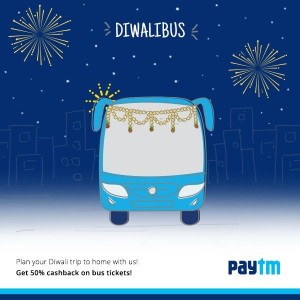 Paytm Bus 50 cashback