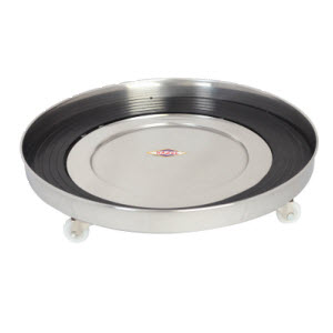 Pepperfry Hazel Premium Quality Stainless Steel Gas Cylinder Trolley
