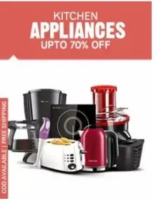 paytm 70% cashback on home kitchen appliances