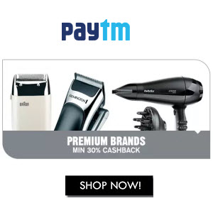 paytm 80 cashback on personal care applainces
