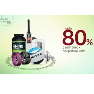 paytm 80 cashback on sports and health