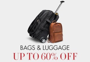 Amazon- Buy big branded Suitcases & Strolleys at flat 50 off