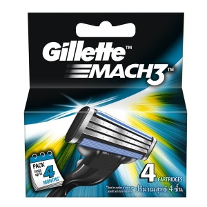 Amazon Gillette Mach3 Blades - 4 Cartridges