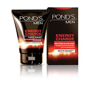 Amazon Pond's Men Energy Charge Face Wash 100g+Pond's Men Energy Charge Face Moisturiser 40g