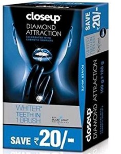 Amazon– Closeup Diamond Attraction Value Pack 100g + 100g at just Rs 99 only