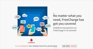 FREECHARGE VODAFONE OFFER