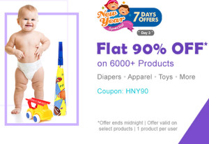 Firstcry- Get flat 90% off on Kids Product