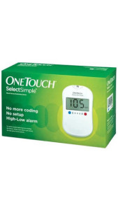 Johnson & Johnson One Touch Select Simple Glucometer With Free 10 Strips Rs 585 only paytm