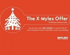 Myles Cars loot- Book a free ride worth Rs 500 and get a Power bank Absolutely Free