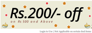 Pepperfry Rs 100 off on Rs 200 or Rs 200 off on Rs 500