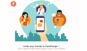 freecharge refer and earn upto Rs 5000