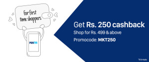 paytm Rs 250 cashback on Rs 499 shopping new users