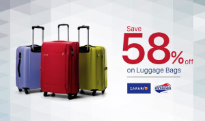 paytm american tourister and safari luggage bags 50 off + 30 cashback