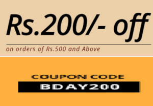 pepperfry bday200 Rs 200 off on Rs 500