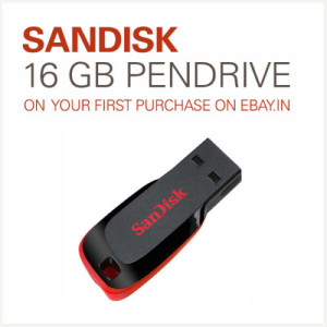 sandisk 16 gb pendrive Rs 148 only new users ebay