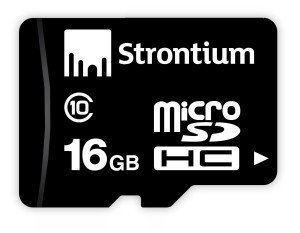 Amazon- Strontium 16GB MicroSD Memory Card