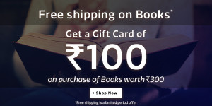 Flipkart app Rs 100 fk egv on purchasing books at Rs 300 or more