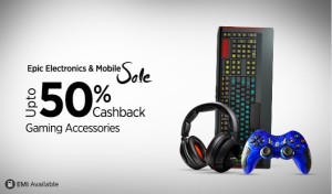 Paytm Buy Gaming accessories at 50 cb